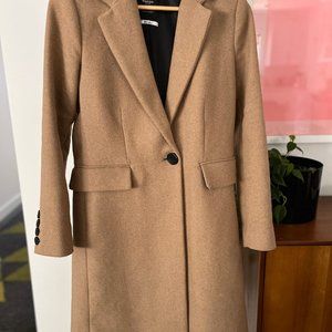 MANGO Wool Blend Coat